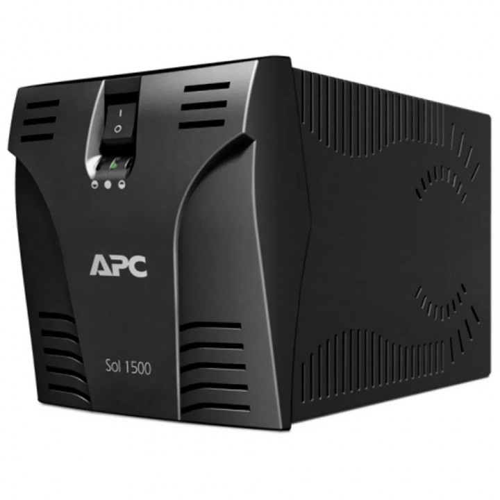 Estabilizador APC 1500VA, Sol, Bivolt 15V Preto - Sol1500BI