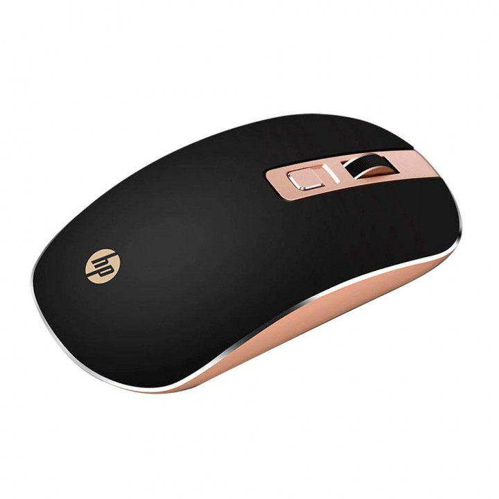 Mouse Sem Fio HP S4000, 4 Botões, 1600DPI, Preto - 4NE22PA