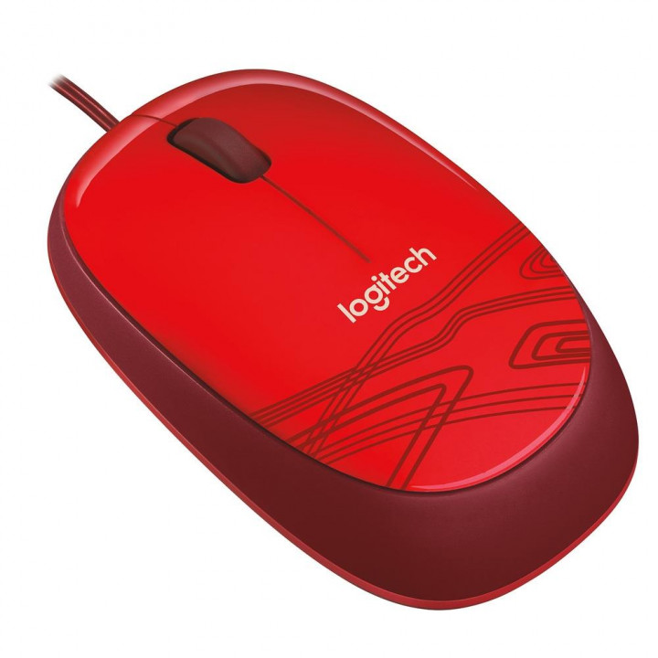 Mouse Logitech M105, 3 Botões, 1000DPI, Vermelho - 910-002959