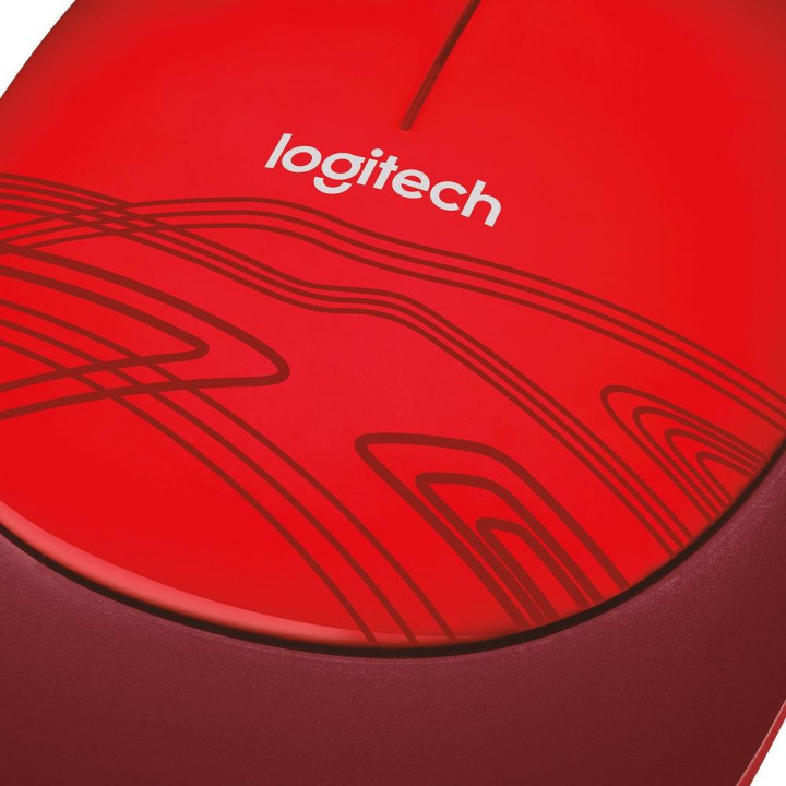 Mouse Logitech M105, 3 Botões, 1000DPI, Vermelho - 910-002959