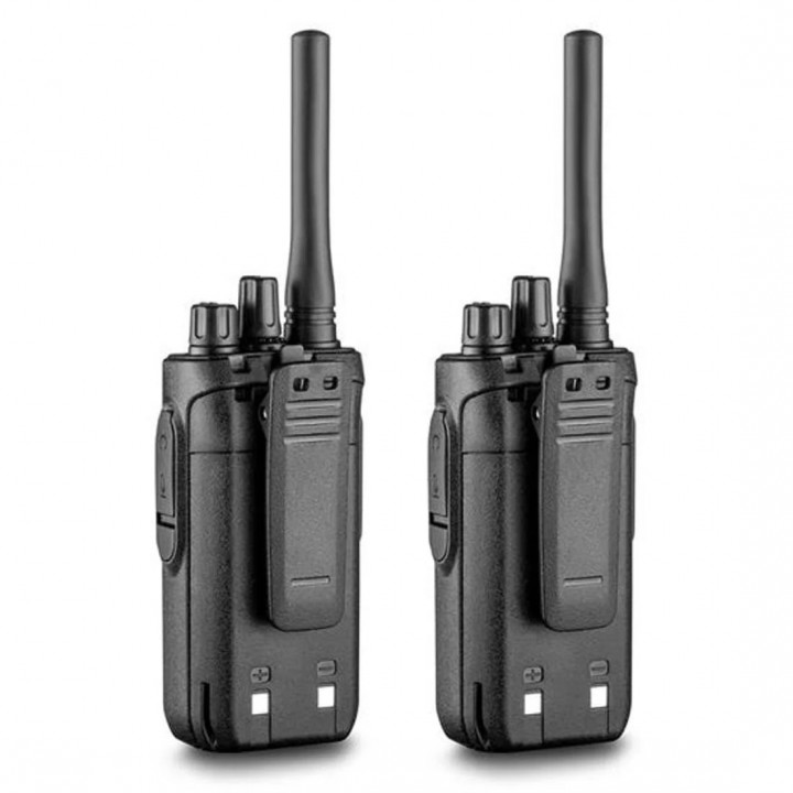 RADIO COMUNICADOR MULTILASER WALKIE TALKIE ATÉ 2KM PRETO - RE020