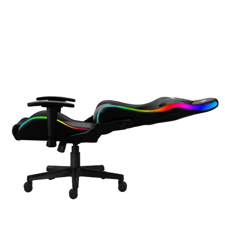 Cadeira Gamer FOX Racer, Com Iluminação LED, RGB, Preto