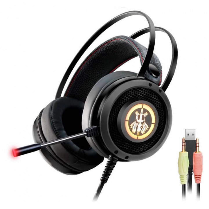 Kit Gamer K-Mex, Teclado Shuriken Metal Led, Mouse M370 RGB 6400DPI, Mousepad Master Swat, Headset Bope1 RGB