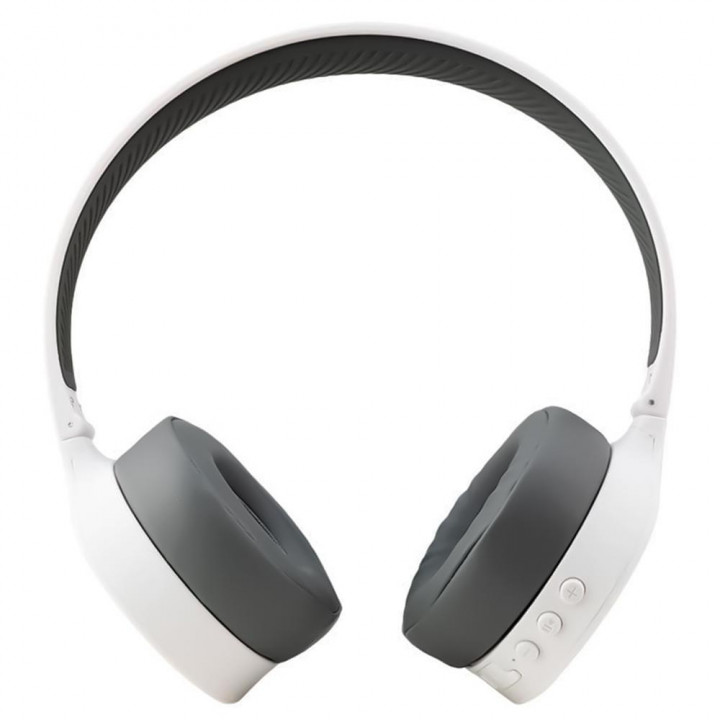 Fone de Ouvido Pulse Head Beats, Bluetooth 5.0, Branco e Cinza - PH341