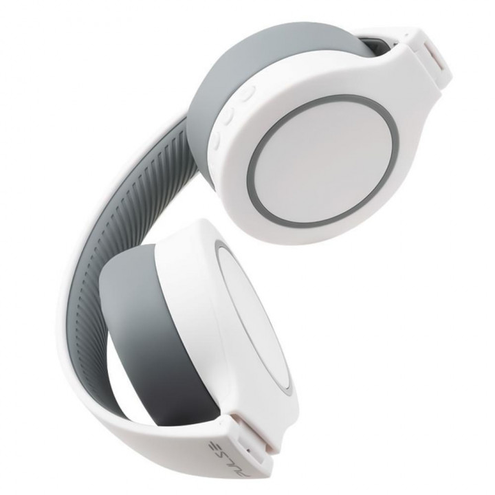 Fone de Ouvido Pulse Head Beats, Bluetooth 5.0, Branco e Cinza - PH341