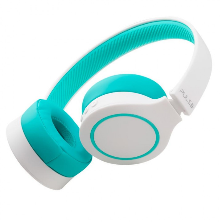 Fone de Ouvido Pulse Head Beats, Bluetooth 5.0, Branco e Verde - PH342