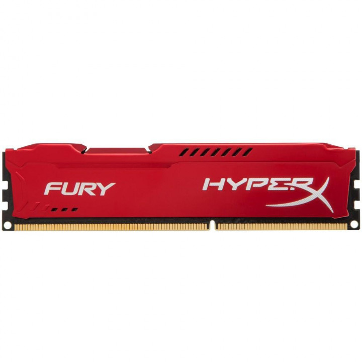 Memória Kingston Fury Beast, 4GB, 1866MHz, DDR3, CL10, Vermelho - HX318C10FR/4