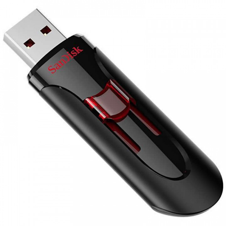 Pen Drive SanDisk 16GB Cruzer Glide, USB 3.0, Preto - SDCZ600-016G-G35