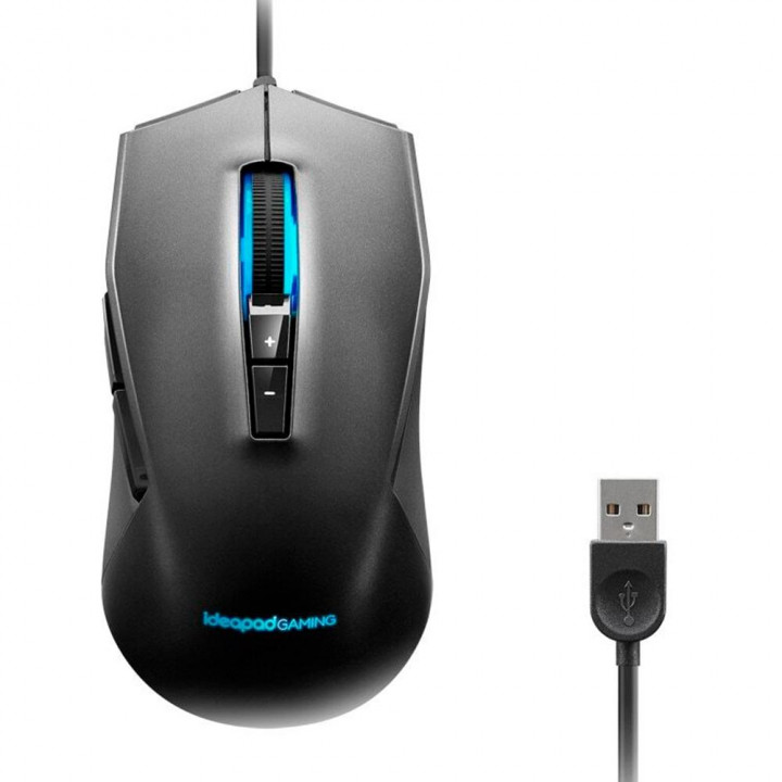 Mouse Gamer Lenovo Ideapad M100, RGB, 7 Botões, 3200DPI - GY50Z71902