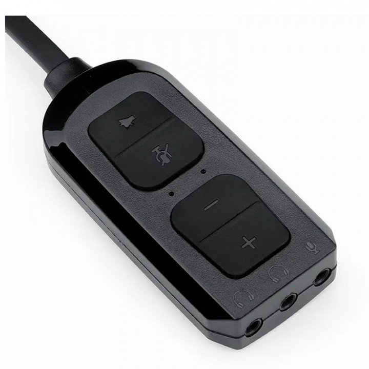 Adaptador Áudio Stereo Redragon Circe, USB, Preto - HA100