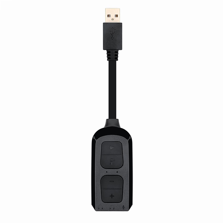 Adaptador Áudio Stereo Redragon Circe, USB, Preto - HA100