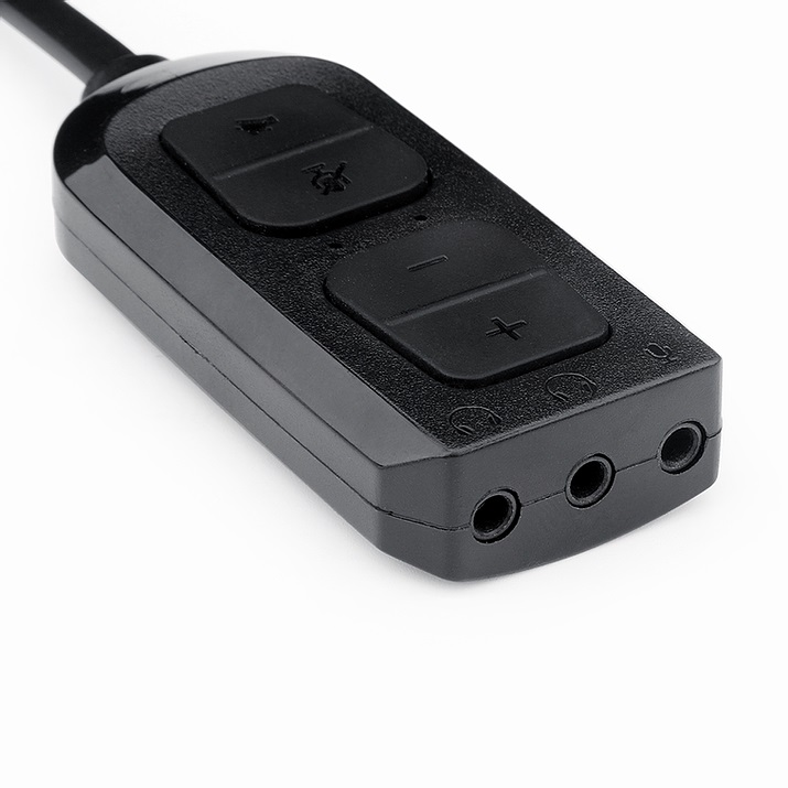 Adaptador Áudio Stereo Redragon Circe, USB, Preto - HA100