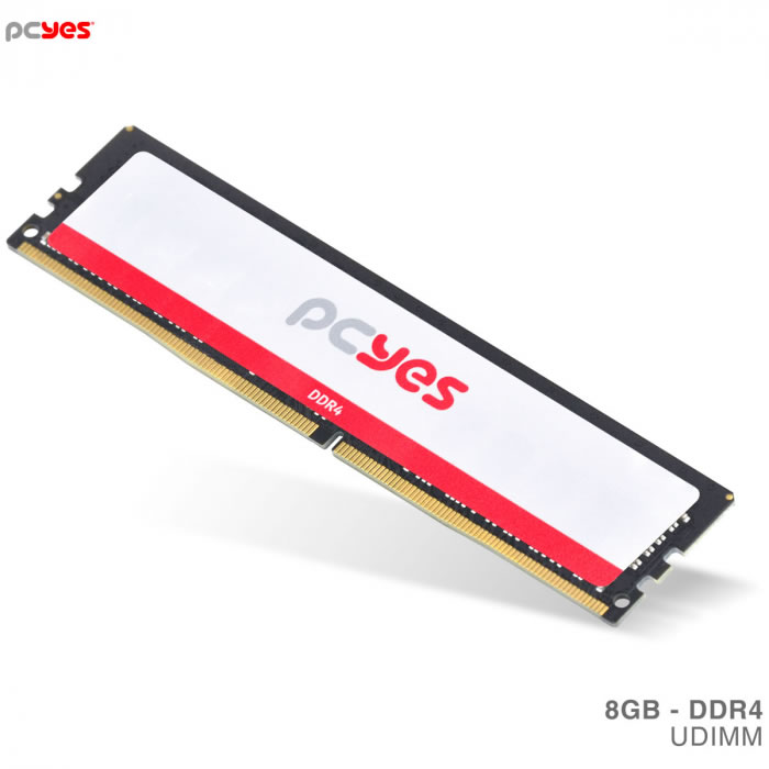 Memória PCyes, 8GB, 2400MHz, DDR4, UDIMM - PM082400D4