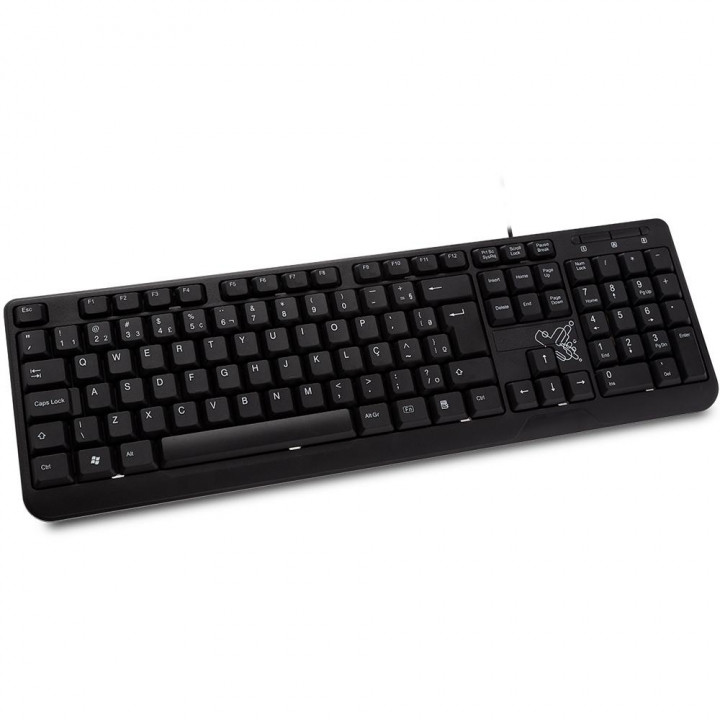 Teclado Maxprint Concept, Multimídia, ABNT2 - 6013160