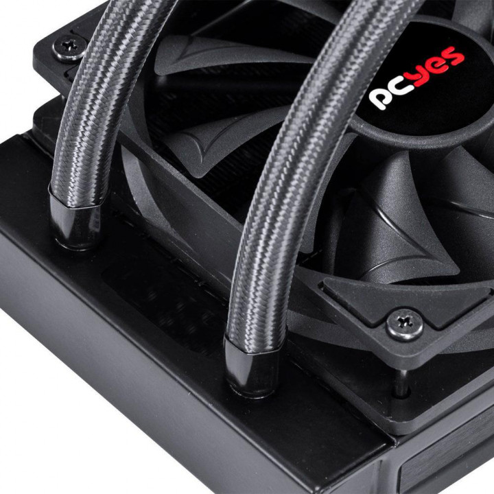 Water Cooler Gamer PCYes Sangue Frio 2, 240mm, Preto - PSF2240H40PTSL