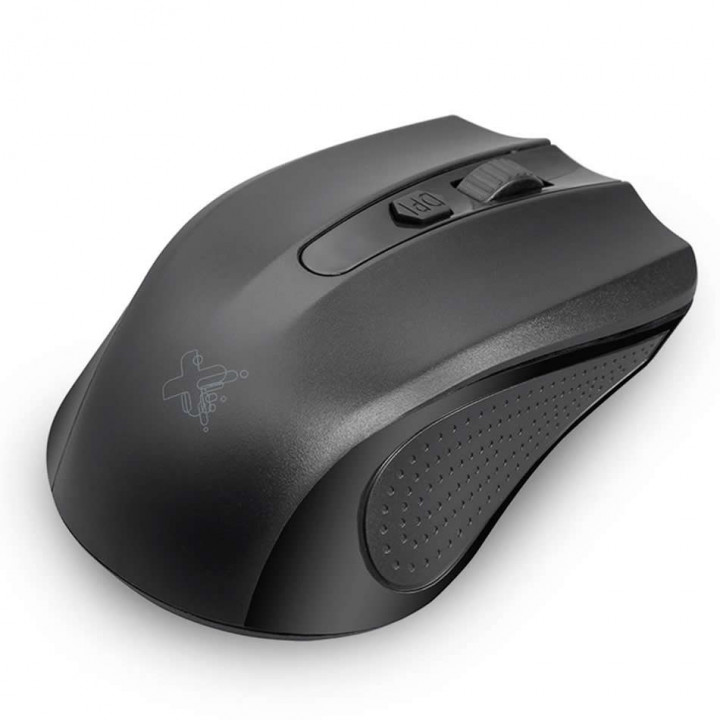 Mouse Sem Fio Maxprint Ranzou, 3 Botões, 1600DPI, Preto - 60000042
