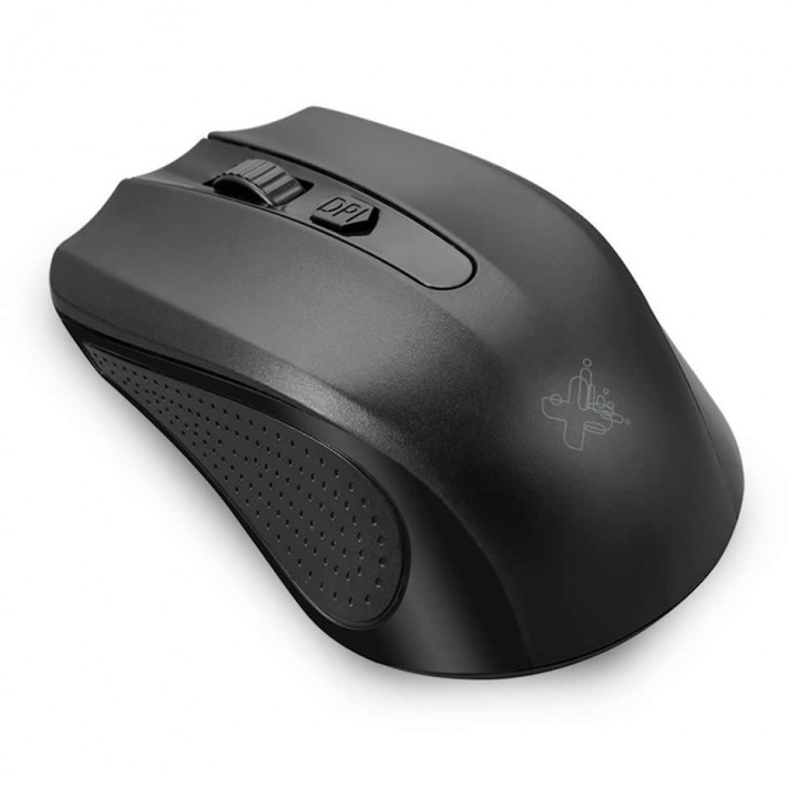 Mouse Sem Fio Maxprint Ranzou, 3 Botões, 1600DPI, Preto - 60000042