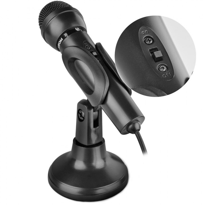 Microfone Nox Krom, P2 KYP, Preto - NXKROMKYP