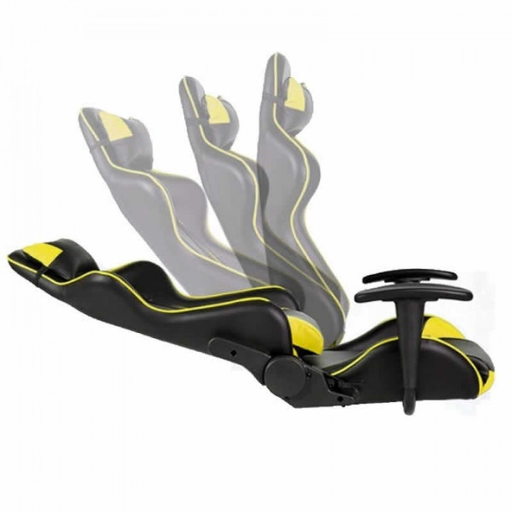 Cadeira Gamer Bluecase Titanium, Amarelo e Preto - BCH-08YBK