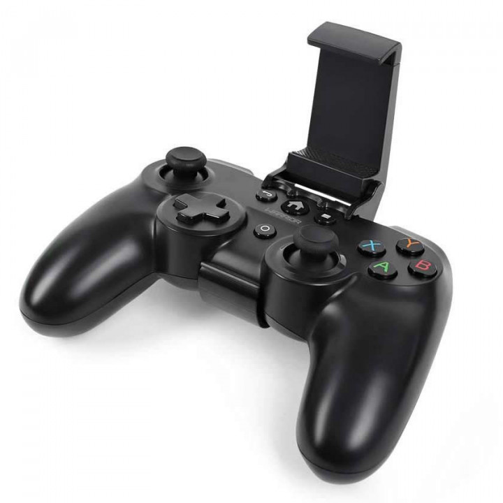 Controle Gamer Warrior Takeo, Smartphone Bluetooth, Para Android e PC, Preto - JS088