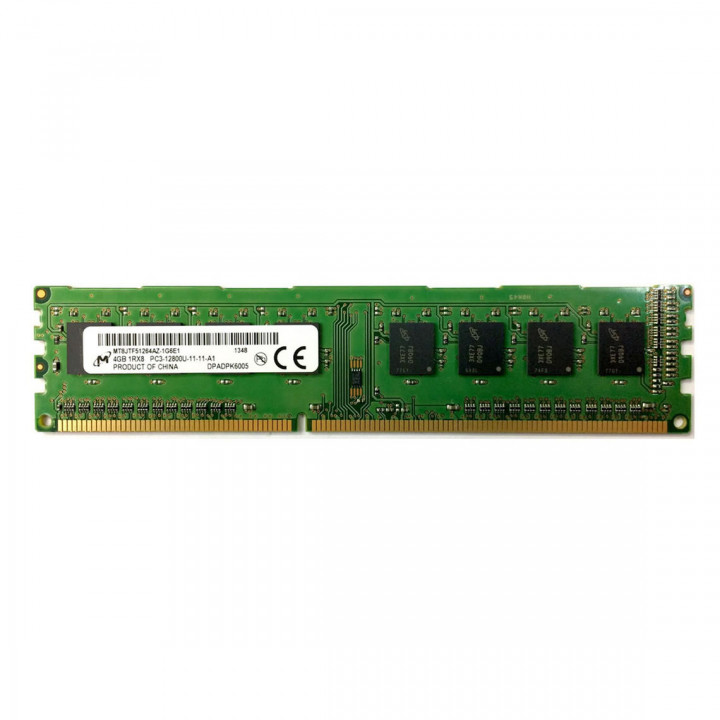 Memória Micron, 4GB, 1600MHz, DDR3, PC3-12800U - MT8JTF51264AZ-1G6E1
