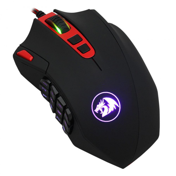 Mouse Gamer Redragon Perdition 3, Chroma RGB, 12400DPI, 18 Botões, USB, Preto - M901-2