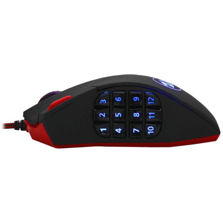 Mouse Gamer Redragon Perdition 3, Chroma RGB, 12400DPI, 18 Botões, USB, Preto - M901-2