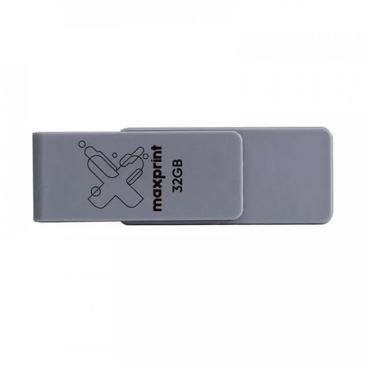 Pen Drine Maxprint Twist 32GB, USB 2.0, Preto - 50000009