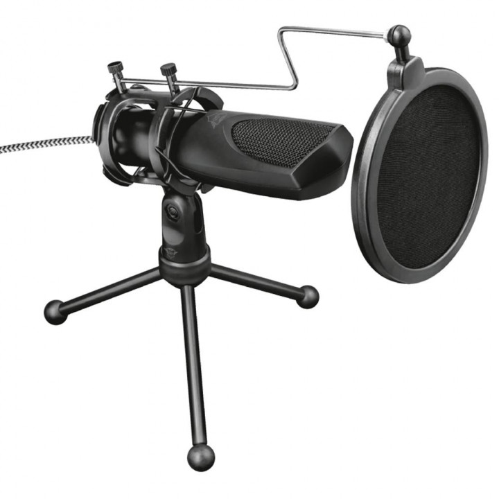 Microfone Gamer Trust SGXT 232 Mantis, Streaming, USB - 22656