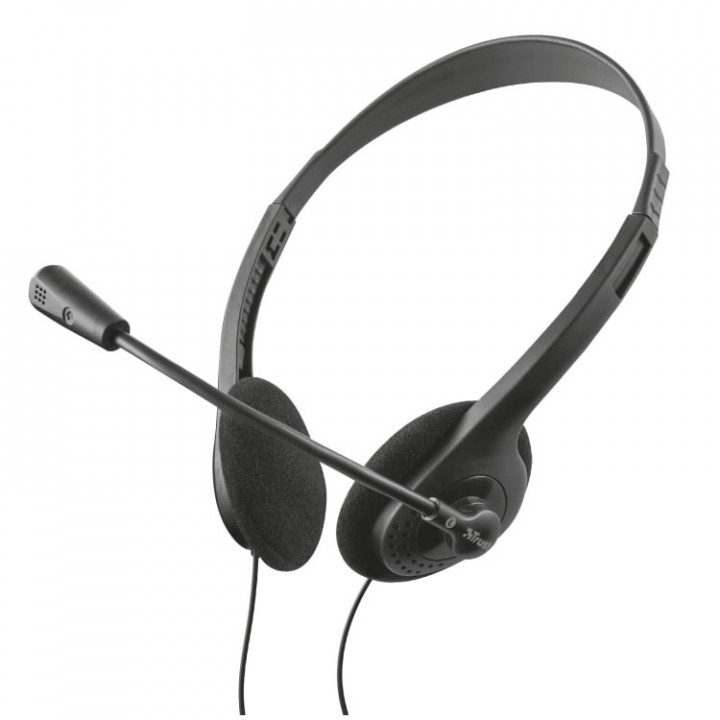 Headset Gamer Trust HS-100 Chat, Preto - 24423