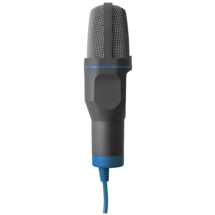 Microfone Trust Mico, USB, Preto e Azul - 23790