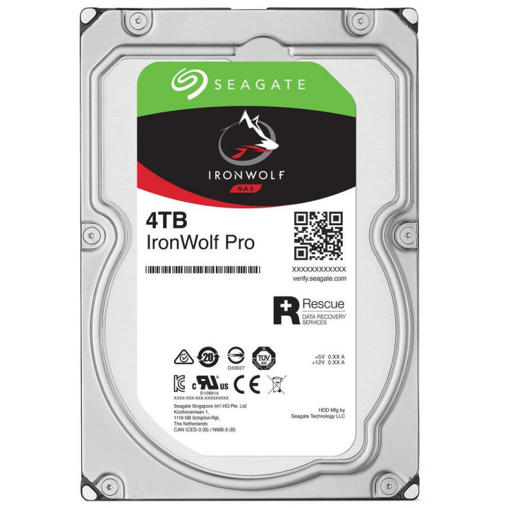 HD Seagate IronWolf Pro, 4TB, SATA III - ST4000NE001