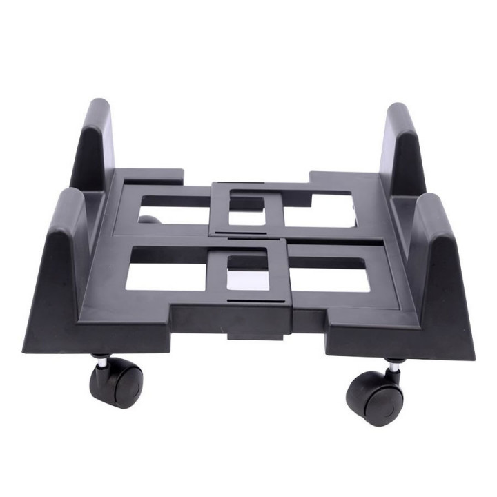 SUPORTE PARA GABINETE C3TECH COM RODINHAS - SC-20BK