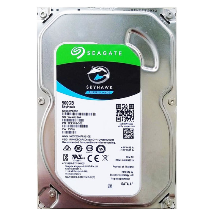 HD Seagate Surveillance SkyHawk, 500GB, Slim, SATA III - ST500VX000