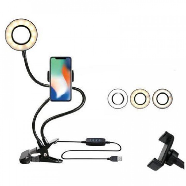 Iluminador LED Ring Light X-Cell, Preto - 0582