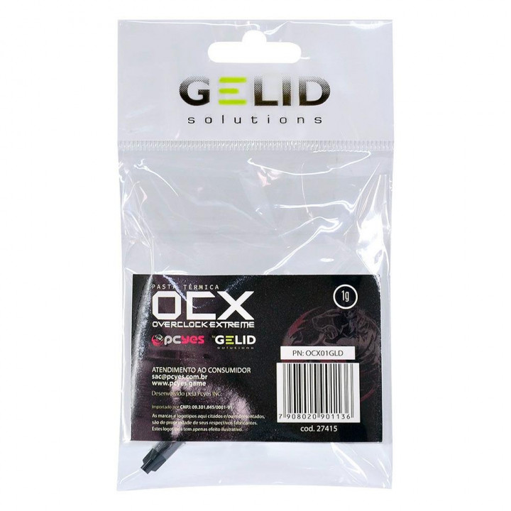 Pasta Térmica PCYes, OCX BY Gelid 1G - OCX01GLD