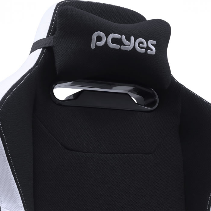 Cadeira Gamer PCYes Mad Racer V8 Turbo, Branco - V8TBMADBC