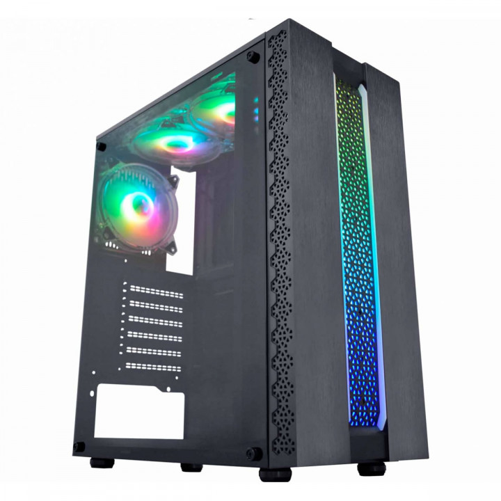 Computador Gamer, Intel 10ª Geração Core i7-10700F 2.90GHz, Placa de Vídeo RTX 3060 12GB GDDR6, Memória 32GB DDR4, SSD 500GB NVMe, Fonte 600W Real