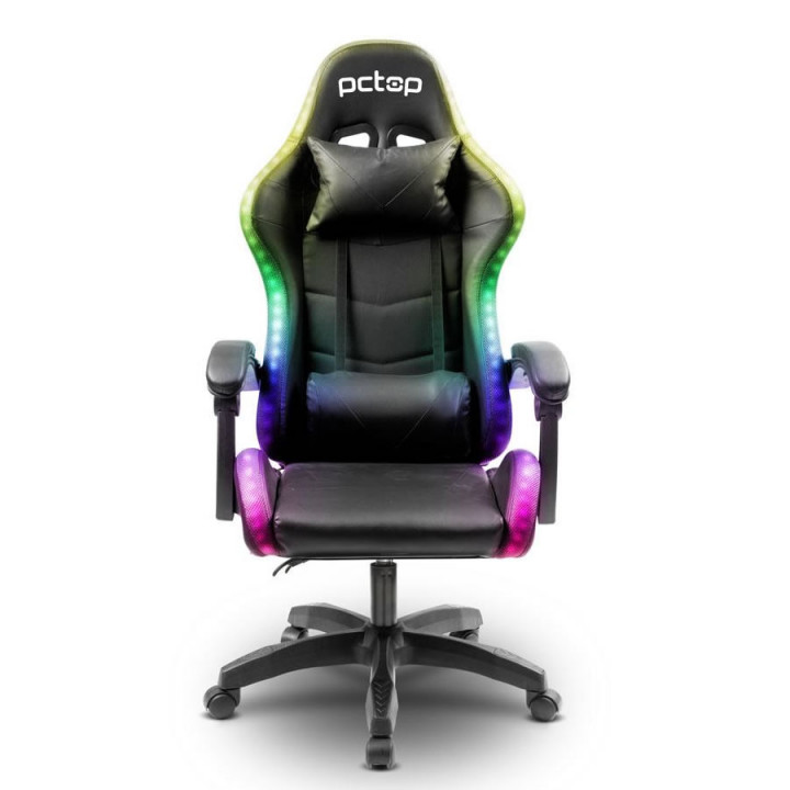 Cadeira Gamer PCTOP R1005 Starlight, RGB, Preto - R1005