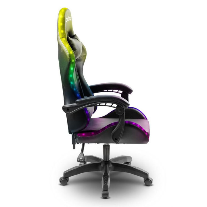 Cadeira Gamer PCTOP R1005 Starlight, RGB, Preto - R1005