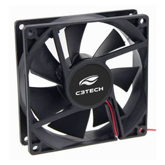 Cooler FAN C3Tech Storm, 12cm, Preto - F7-100BK