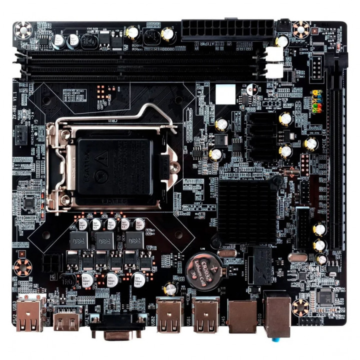 Placa Mãe Goldentec S1151 H110, DDR4, 6° E 7° Geração