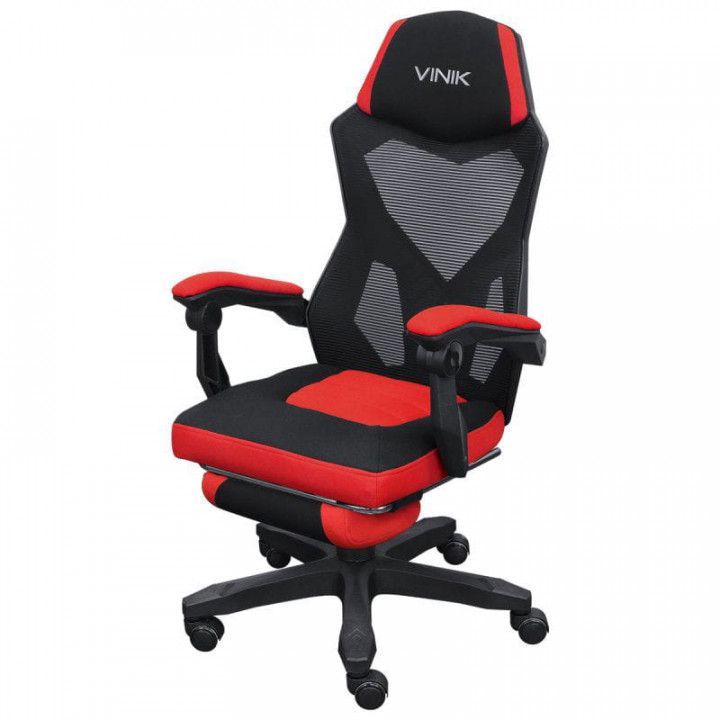 Cadeira Gamer Vinik Rocket, Preta Com Vermelho - CGR10PVM