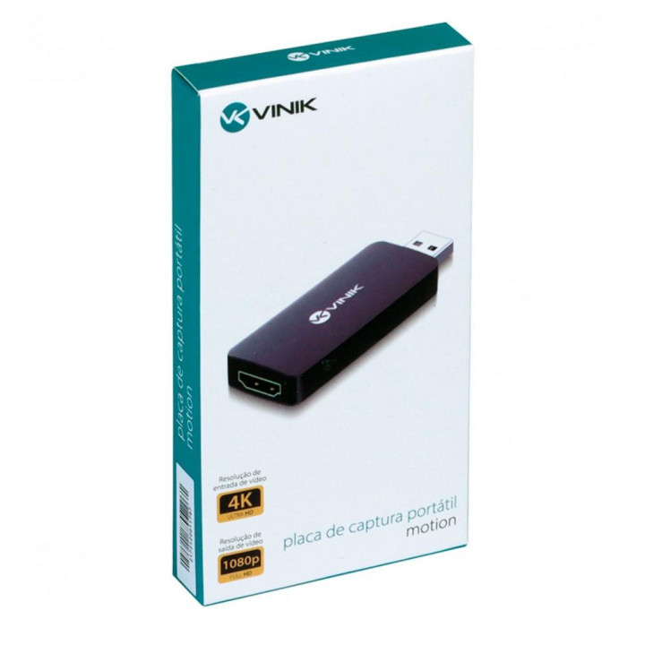 Placa de Captura Portátil Vinik Motion, USB, Full Hd - PCP100