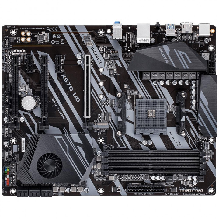 Placa Mãe Gigabyte X570 UD, AM4, ATX, DDR4