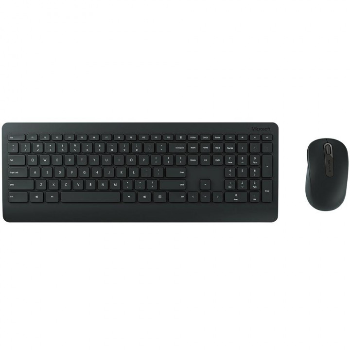 Teclado e Mouse Sem Fio Microsoft Multimídia Desktop 900 - PT300005
