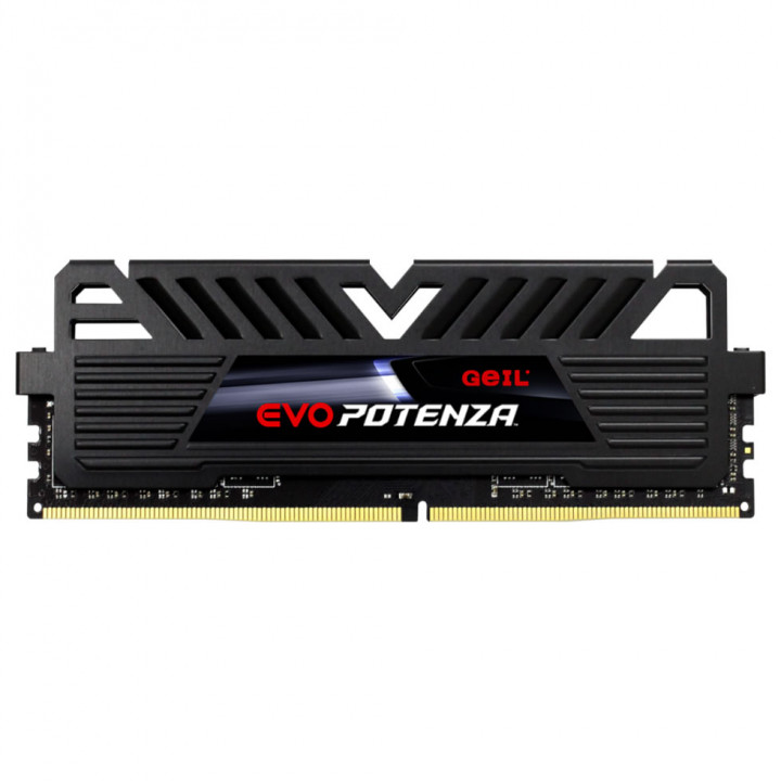Memória DDR4 Geil Evo Potenza, 8GB 2666MHz, Black, GAPB48GB2666C19SC