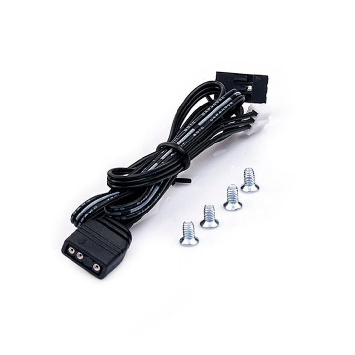 Hub Controlador de Fan C3Tech, ARGB, SATA, Preto - FH-100BK