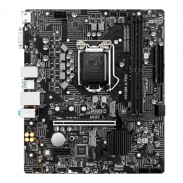 Placa Mãe MSI H510M-A PRO, Intel LGA1200, mATX, DDR4