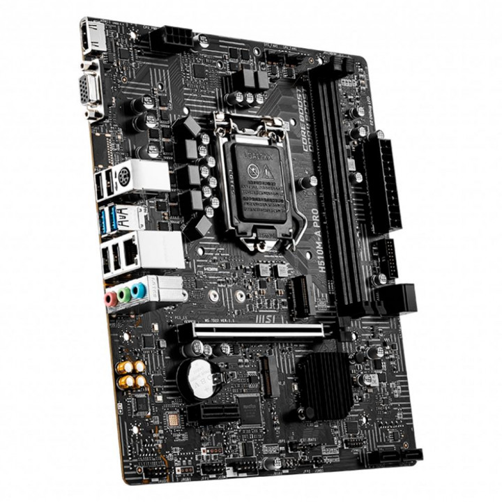 Placa Mãe MSI H510M-A PRO, Intel LGA1200, mATX, DDR4